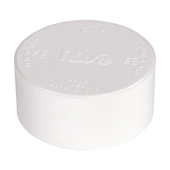 NDS 4696282 3 x 3 in. Dia. Hub Schedule 35 Drain Cap