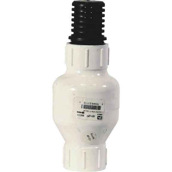 NDS KBI 1-1/4 In. PVC Spring Check Valve-Foot Valve 1001-12FV