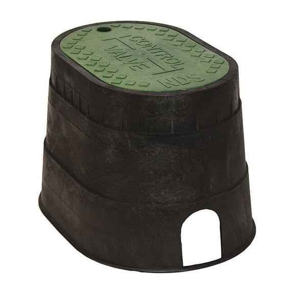 NDS M2-SG, Black Green Polyolefin 9-3/4 inch x 11 inch x 12 inch Valve