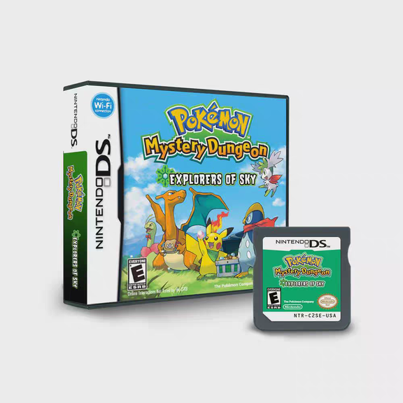 NDS, MysteryDungeon Explorers of Sky Game Card (color box packaging US version)
