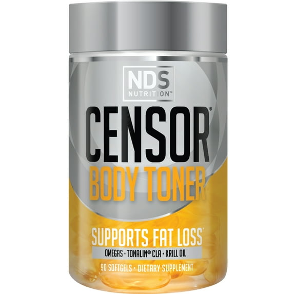 NDS Nutrition Censor - Fat Loss And Body Toner With CLA, 90 Softgels