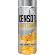 NDS Nutrition Censor - Fat Loss And Body Toner With CLA, Fish Oil, Safflower And Omega 3-6-9 Blend - Dietary Supplement For Improved Energy, Metabolism And Health - 180 Softgels