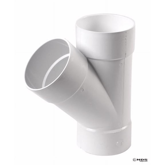 Y 45 PVC 6" HXHXH (Pack of 1)
