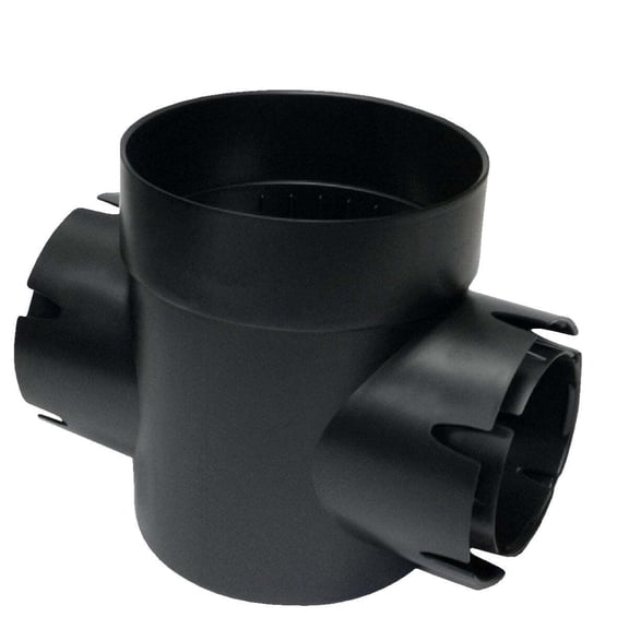 NDS Catch Basin Spee-D Round - Lightweight Plastic Drainage - 6.5 in W x 7.8 in D