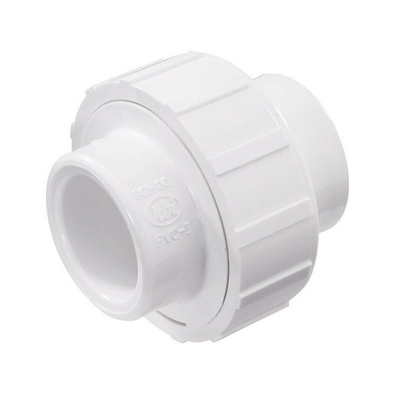 NDS National Diversified PVC Schedule 40 Union WU-0750-S - 3/4 In. Slip, White Residential Use, Standard Application