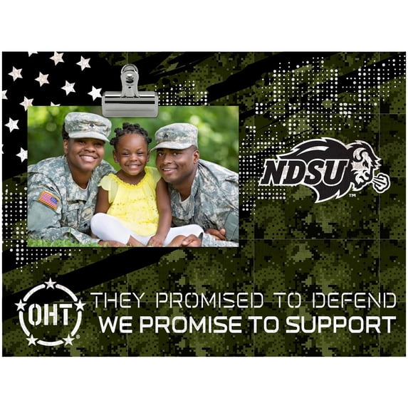 NDSU Bison 10'' x 10'' Operation Hat Trick Clip Frame