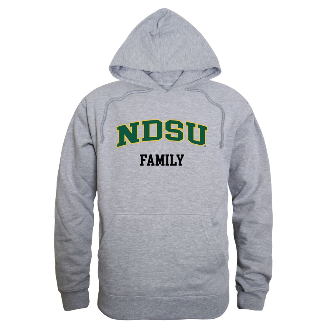 NDSU North Dakota State University Bison Thundering Herd Family Hoodie Sweatshirts Heather Grey Medium