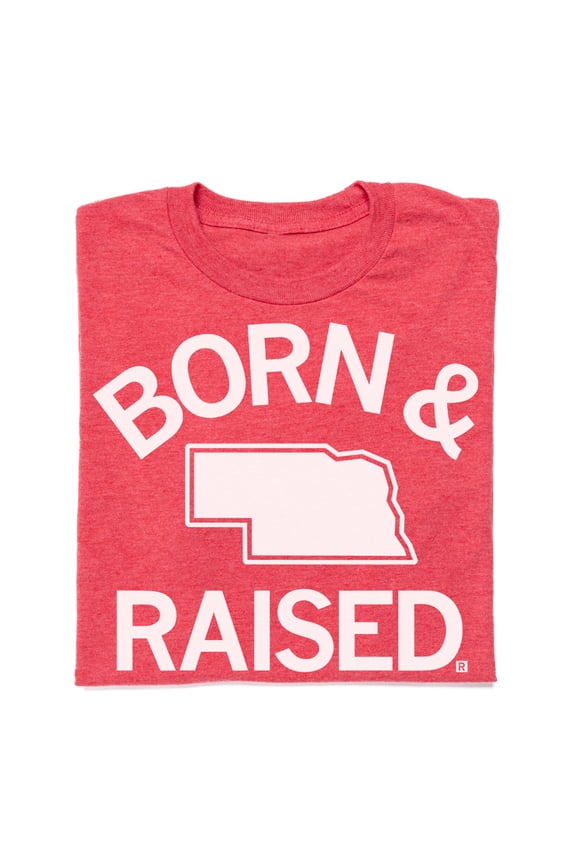 NE Born Raised Red TShirt Trending Tee Best Gift Shirts