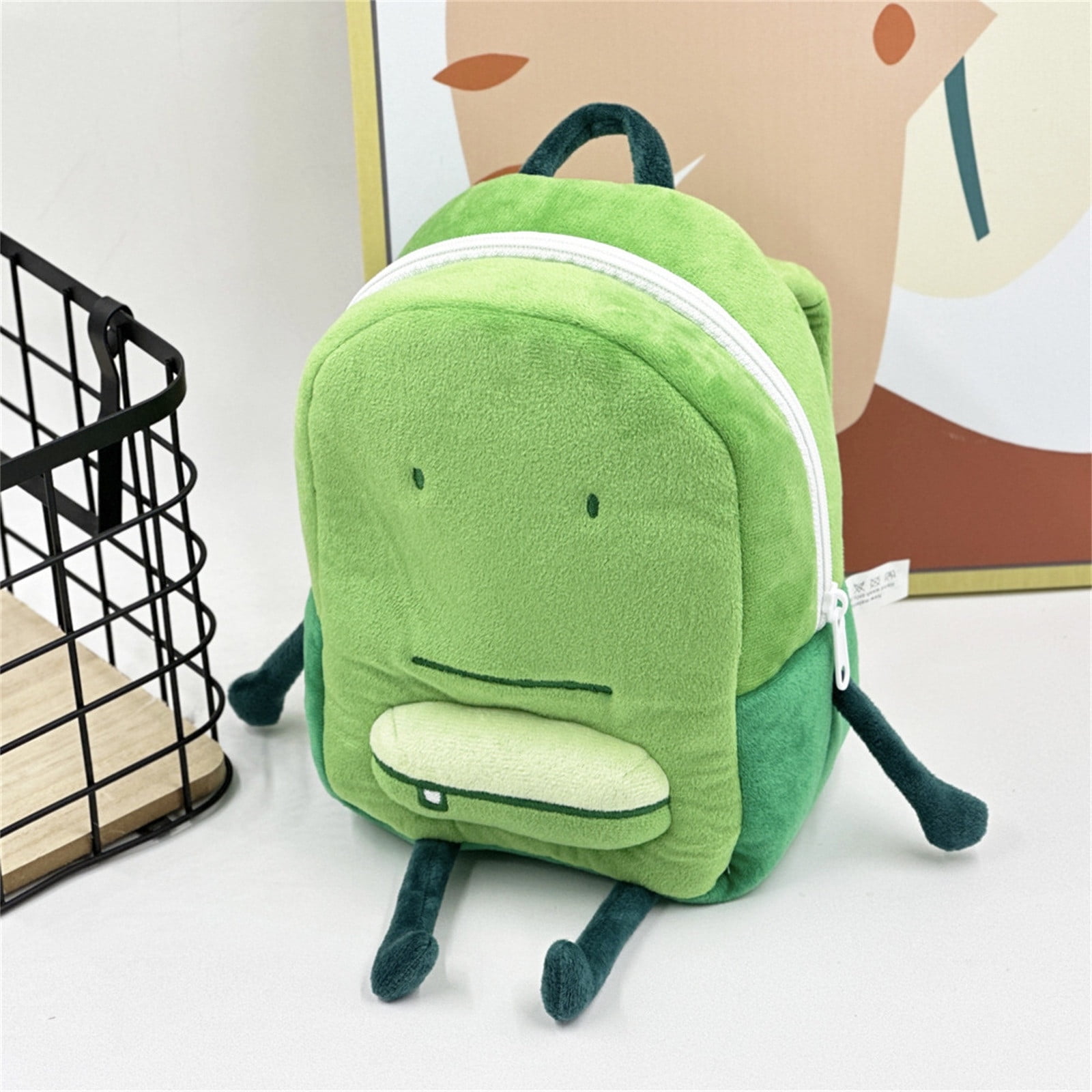 KXMGOX NE Liam Preschool Backpack 9.44 Inch Mini Cute Plush Backpack, NE Liam Series School Supplies, Suitable for Travel Outdoor Activities