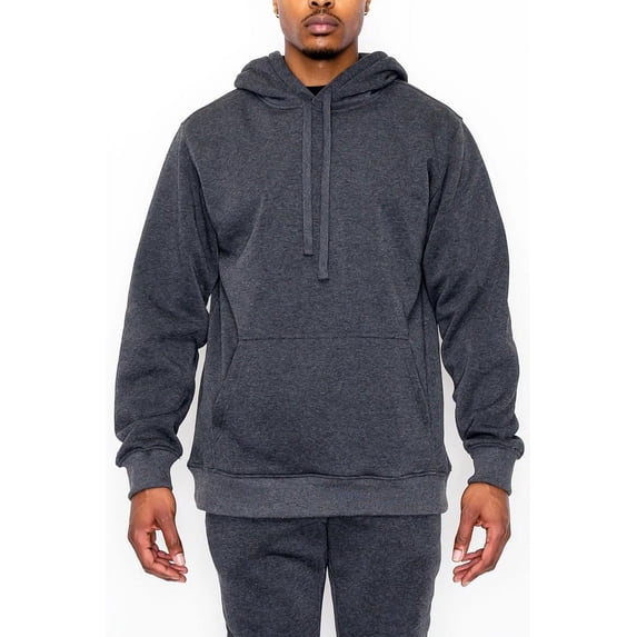 NE PEOPLE Mens Basic Long Sleeve Kangaroo Pockets Hoodie Sweatshirts Top