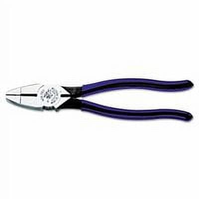 NE-Type Side Cutter Pliers, 9 1/4 in Length, 23/32 in Cut, Plastic-Dipped Handle, Sold As 1 Each