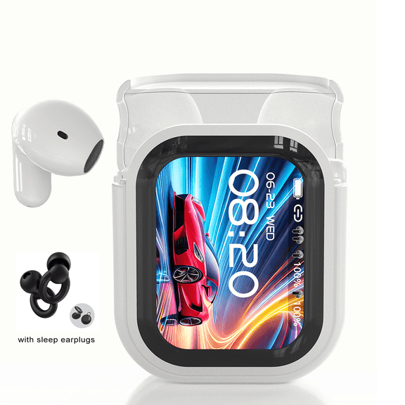 NE20 Translation Bluetooth Earbuds Earbuds with LED Touchscree in-Ear Earphones Real Time Support 135 Languages with Sleep Earplugs