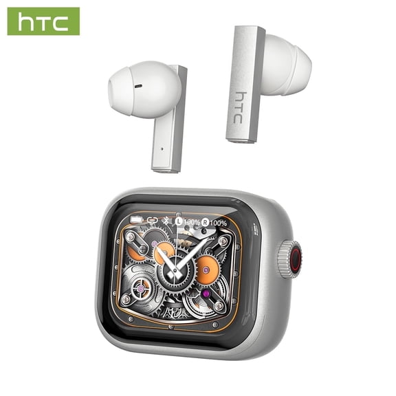 NE40 Wireless Bluetooth 6.0 In-Ear Earbuds, AI Translator, Noise-Cancelling Headphones, 130+ Languages, 48H Play Time, Silver