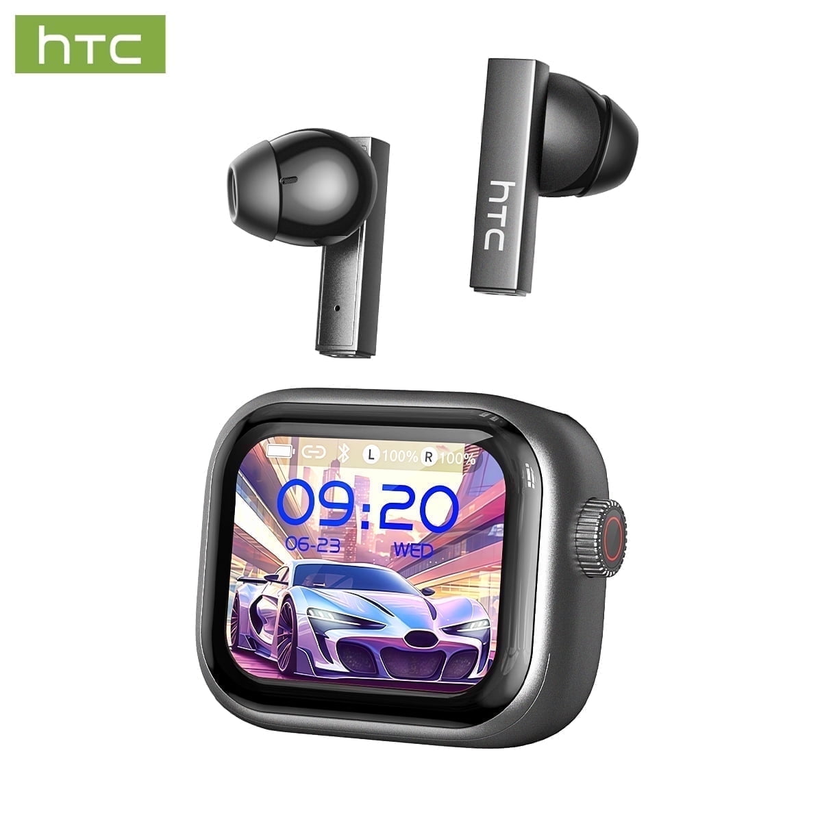 NE40 Wireless Bluetooth 6.0 In-Ear Earbuds, AI Translator, Noise-Cancelling Headphones, 130+ Languages, 48H Play Time, Gray