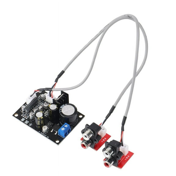NE5532 Vinyl Record Player Preamplifier MM Phono Board Phonograph Amplifier Preamp DIY Audio+Lotus Sockets