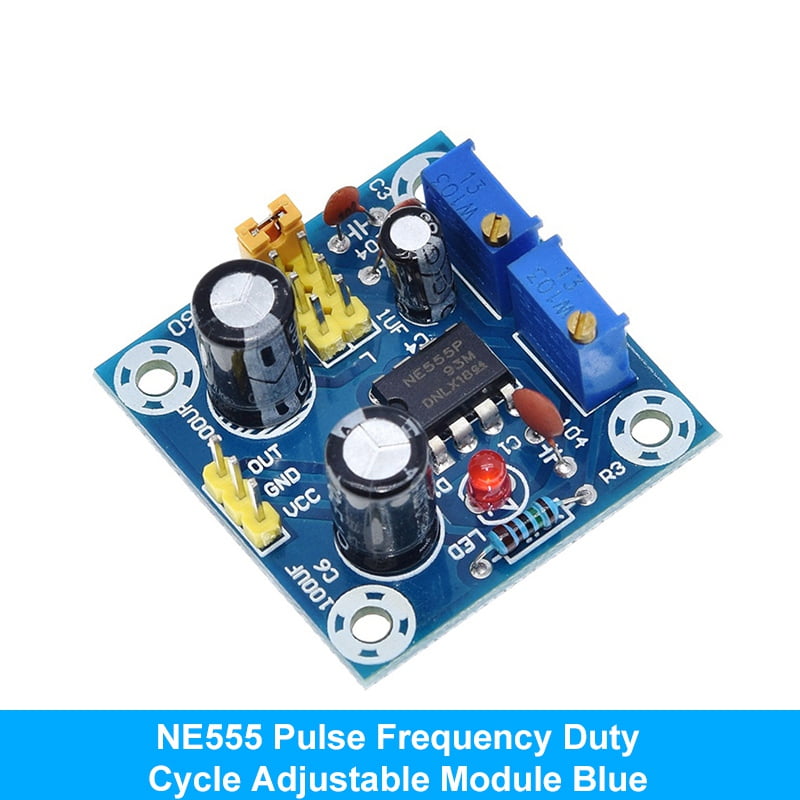 NE555 Pulse Frequency Duty Cycle Adjustable Module Square Wave 5V-12V ...