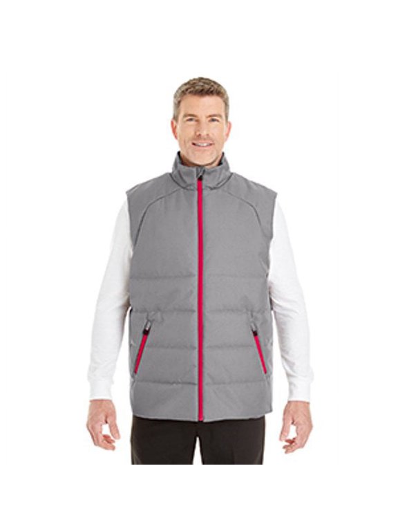 NE702 MEN'S ENGAGE INTERACTIVE INSULATED VEST GRAPHITE CLASSIC RED XL