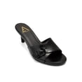 thumbnail image 1 of Aerosoles Women's Nea Kitten Heel Buckle Sandal Mules, 1 of 6