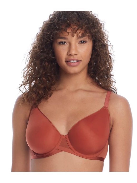 NEARLYNUDE Cinnamon The Mesh Full Support Underwire Bra, US 36C, UK 36C, NWOT