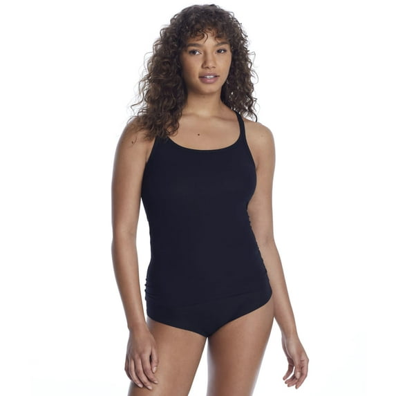 NEARLYNUDE Midnight 2x2 Modal Ribbed Utra-Soft Tank, US Large, NWOT
