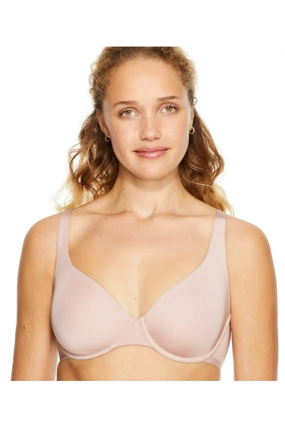 NEARLYNUDE Pale Mauve The Naked Scoop Underwire Bra, US 34DDD, UK 34E, NWOT