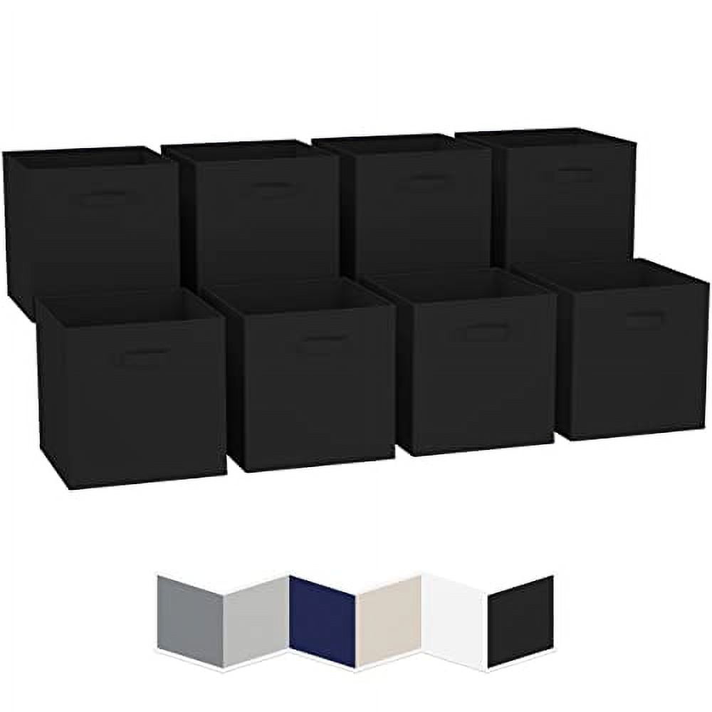 NEATERIZE Drawer Organizer - [Set of 12] - Closet Organizer and Storage Baskets| Foldable Cloth Drawers Divider | Fabric Bin