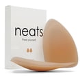 thumbnail image 1 of NEATS Triangle Silicone Adhesive Nipple Covers - 1 Pair (Almond) - L/XL, 1 of 9
