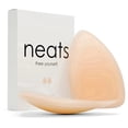 thumbnail image 1 of NEATS Triangle Silicone Adhesive Nipple Covers - 1 Pair (Champagne) - S/M, 1 of 9