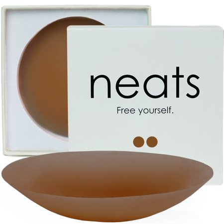NEATS Adhesive Silicone Round Nipple Covers - 1 pair