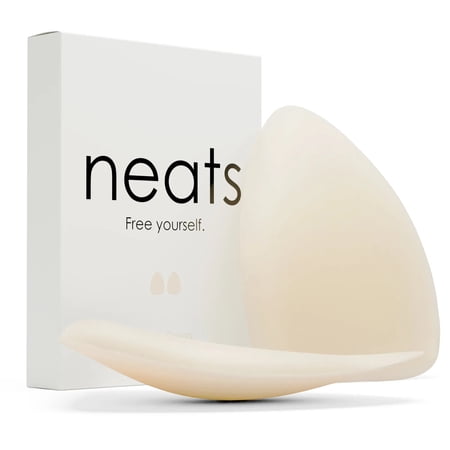 NEATS Triangle Silicone Adhesive Nipple Covers - 1 Pair (Pearl) - L/XL