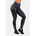 thumbnail image 1 of NEBBIA High Waist Glossy Look Bubble Butt Pants 586, 1 of 12