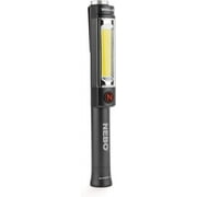 NEBO BIG LARRY 2 Power Work Light | Bright Flashlight and Work Light with Clip and Magnetic Base | Storm Gray