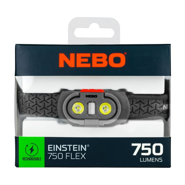 NEBO Einstein 750 Lumen LED Gray Flex Headlamp - Walmart Business