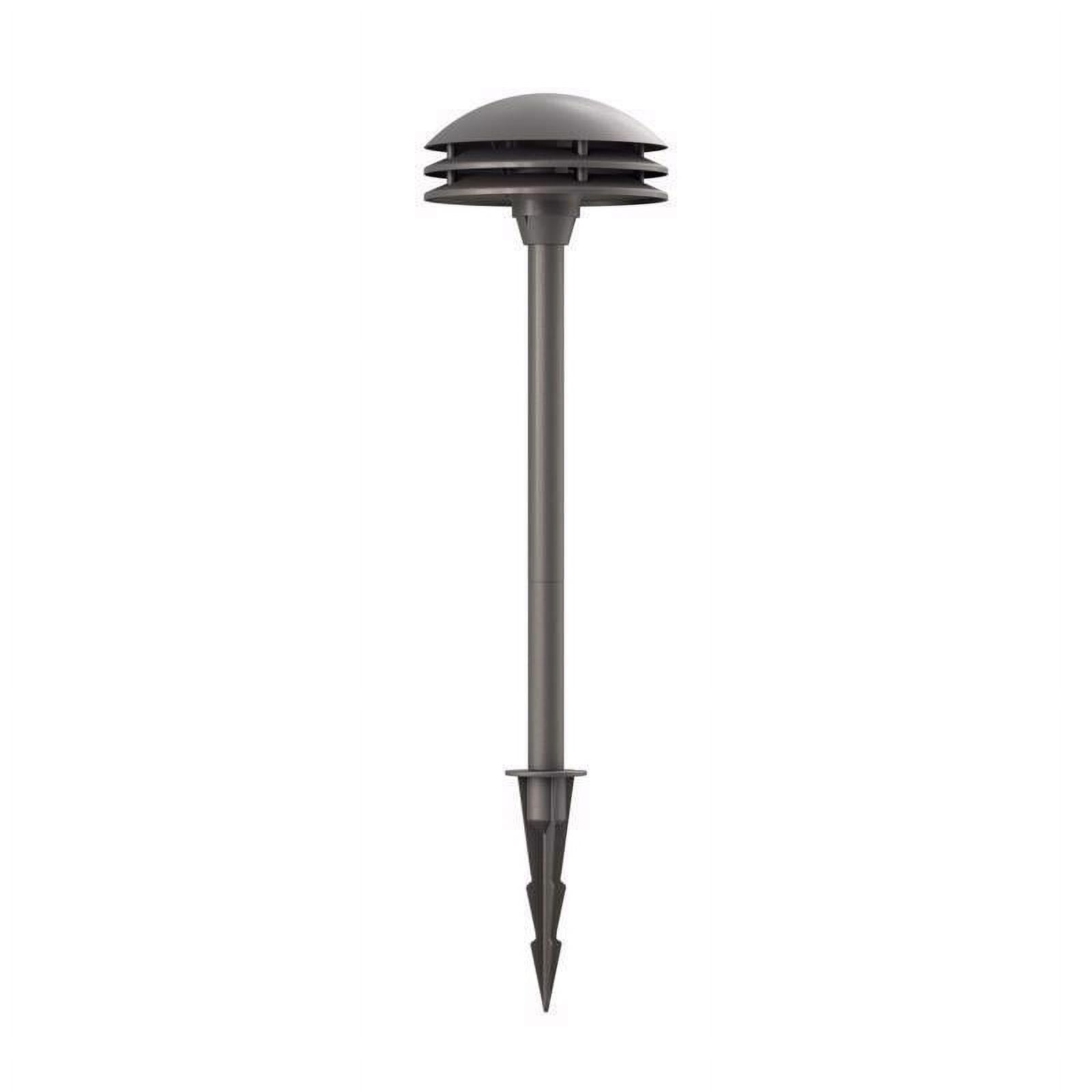 Espresso Low Voltage LED Pathway Light with Dusk to Dawn Sensor