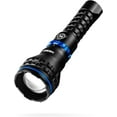thumbnail image 1 of NEBO Luxtreme MZ60 Blueline Rechargeable, Powerful 500 Lumen Half-Mile Beam Flashlight, 1 of 5