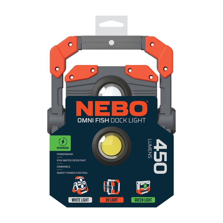 nebo flashlight charger fan Pal-360 Mini Fishing World slip rubber coating Pal 360 Flashlight