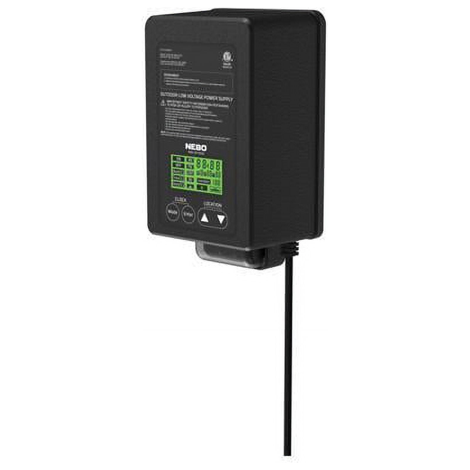 Black 120W LED Landscape Lighting Transformer Hub