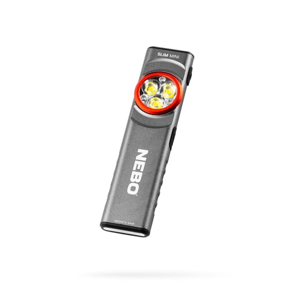 NEBO Slim Mini 250 Lumen LED Rechargeable Compact Pocket Flashlight