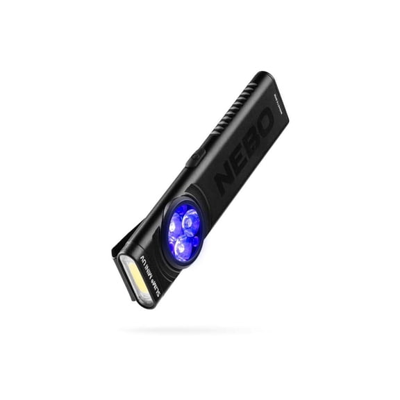 NEBO Slim Mini UV 2-in-1 Rechargeable Pocket Light