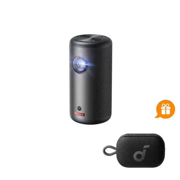 NEBULA Capsule 3 GTV Outdoor Projector with Select 4 Go Bluetooth Speaker