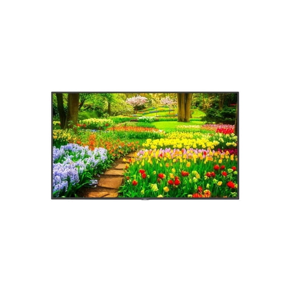 NEC Display Solution -Large Format 49 in. Class HDR 4K UHD Commercial IPS LED Display with Clear Tempered 10-Point IR Touch Installed