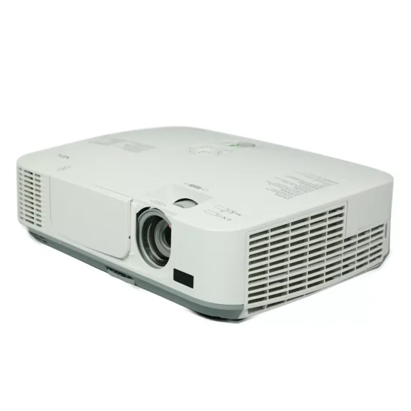 Pre-Owned NEC NP-M260X 3LCD Projector Meeting Room 2600 ANSI HD HDMI 1080p with Accessories Bundle