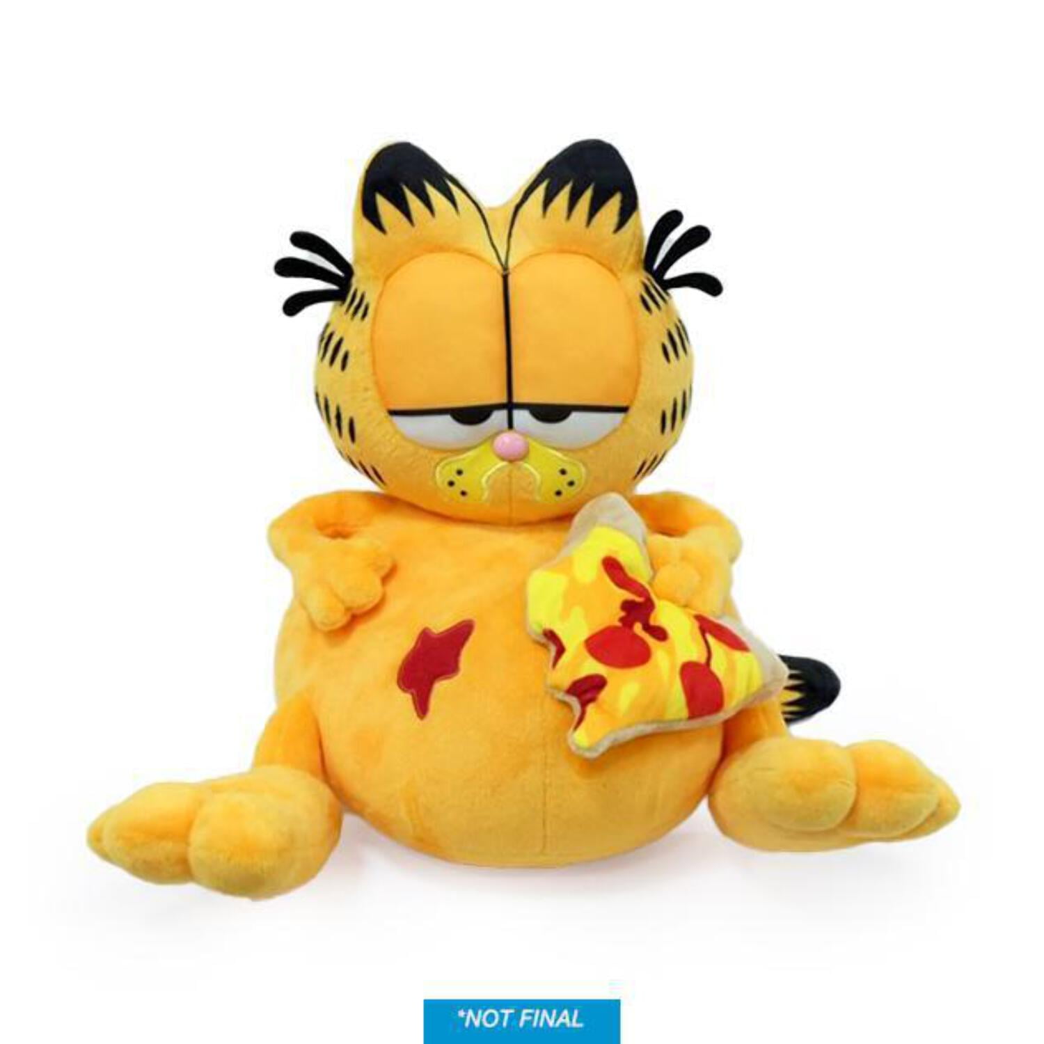 Garfield - 13'' Medium Plush Toy with Pizza, Overstuffed
