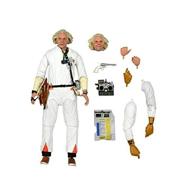 NECA Back To The Future – Ultimate Doc Brown 1985, Statuetta Articolata 18 Cm - 3