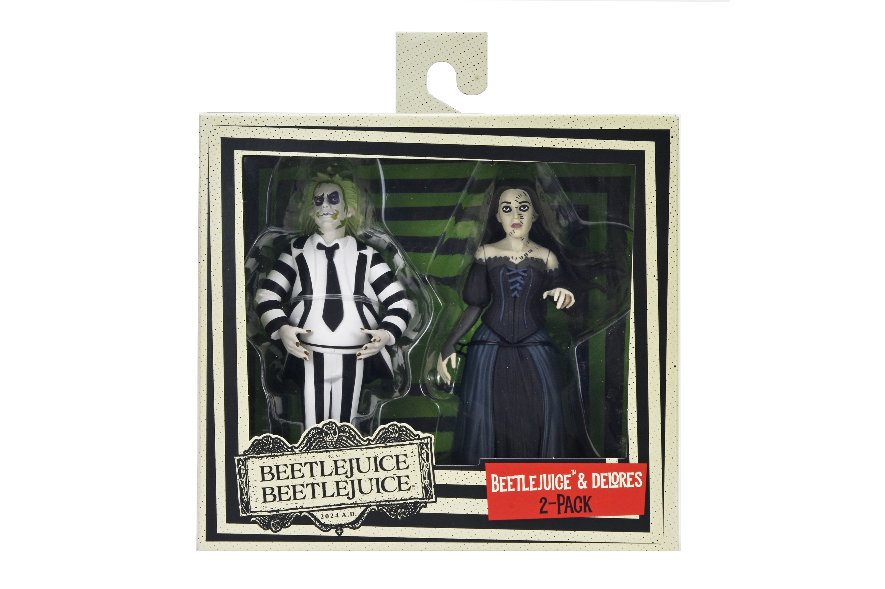 NECA - Beetlejuice Beetlejuice - 6" Scale Action Figure - Toony Terrors Beetlejuice and Delores 2 Pack