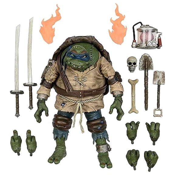 NECA Universal Monsters TMNT 7" Scale Action Figure - Ultimate Leonardo Hunchback