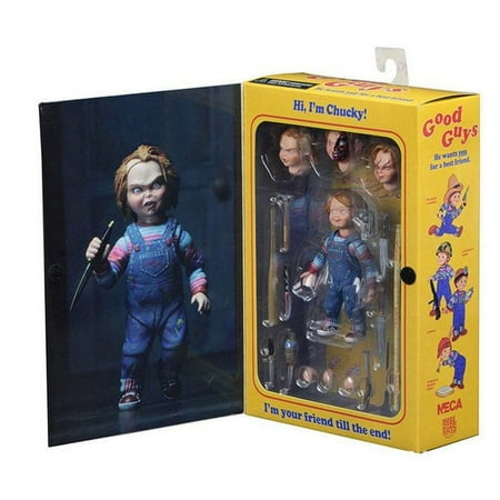 NECA Chucky Action Figure 4-Inch Ultimate Chucky Model Toy Suitable for Fans