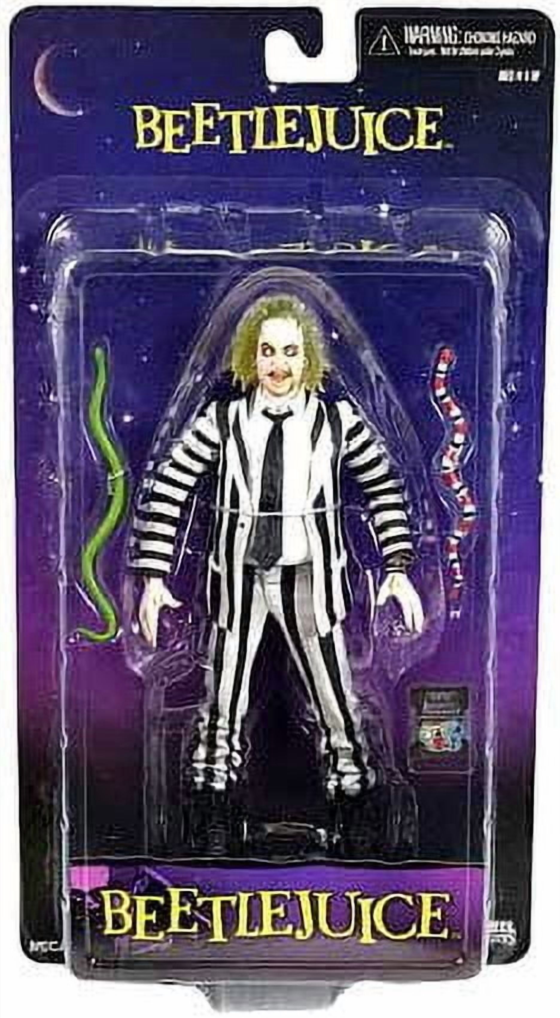 NECA Cult Classics Icons Series 1 Action Figure Beetlejuice B&W