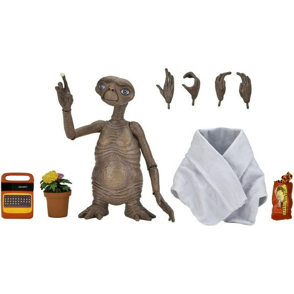 E.T. the Extra-Terrestrial (1982) 4.5" 40th Anniversary Ultimate E.T. Action Figure, by NECA