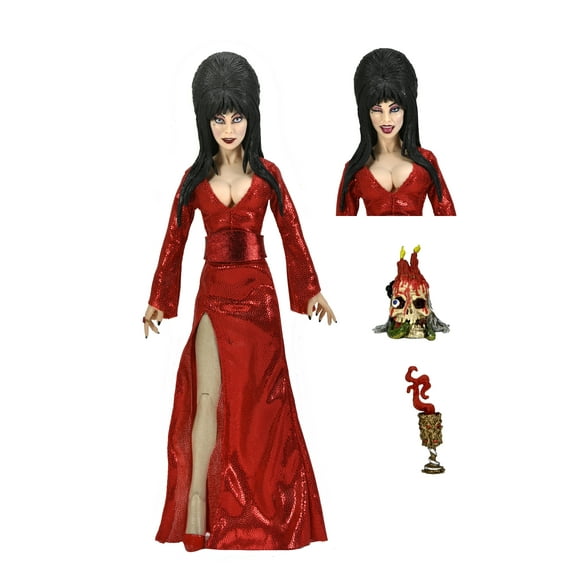 NECA - Elvira - 8 Clothed Action Figure Red, Fright, and Boo